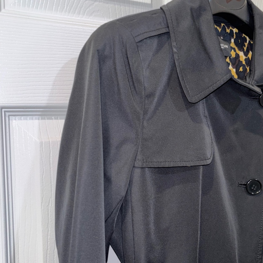 ⭐️ ACCEPTING OFFERS ⭐️ANN TAYLOR Rain Trench JACKET SZ S - Picture 4 of 9